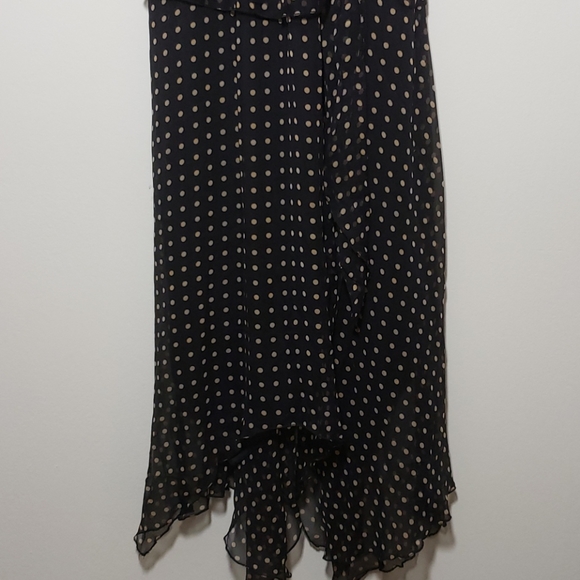 Vintage Jonathan Martin Silk Drop Waist Dress 12 - Picture 7 of 10